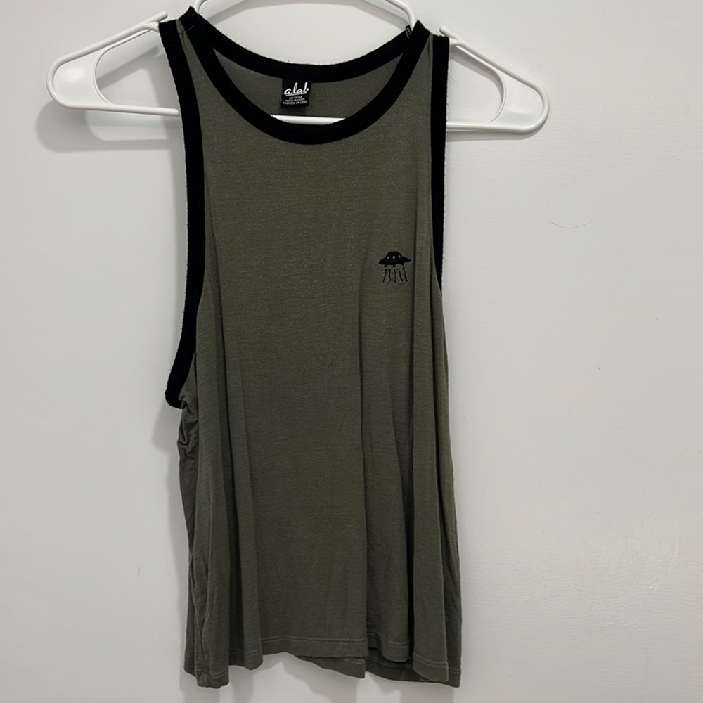 Medium green sleeveless tank from Pacsun